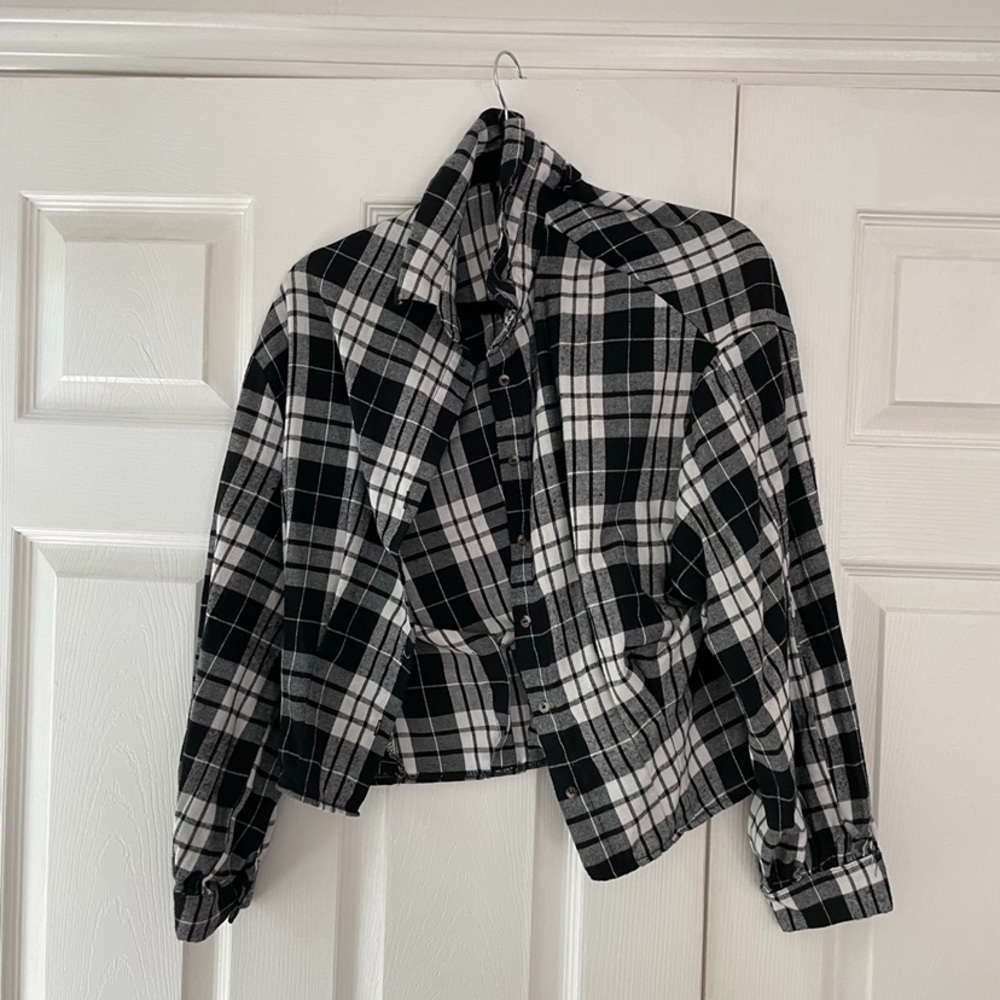 Crop Top flannel